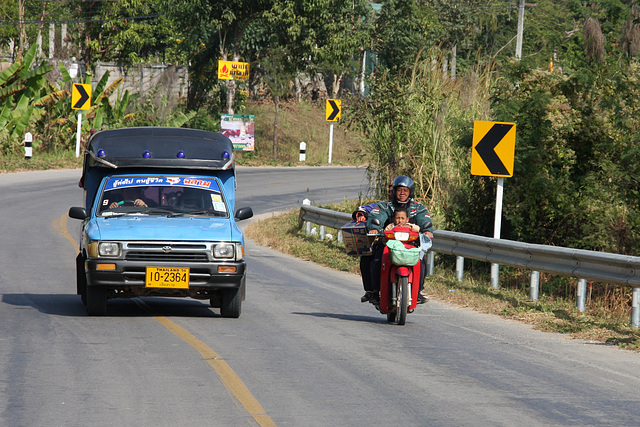 Passing uphill