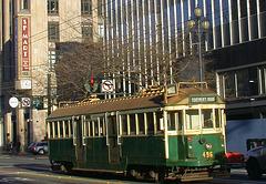 SF downtown: Trolley 2921a