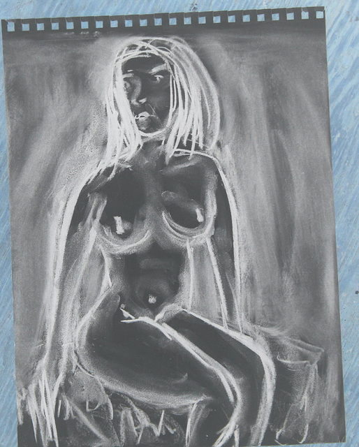 Charcoal inverted