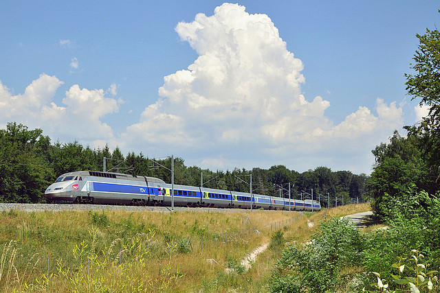 Réseau à l'entrée de la ligne nouvelle