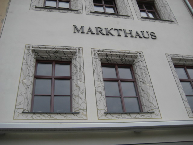 Altenburg - obere Marktseite / Markthaus