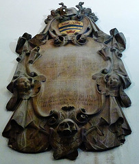 st.peter cornhill, london,memorial of c.1720 to members of the grenewell family