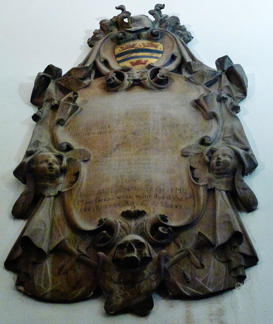 st.peter cornhill, london,memorial of c.1720 to members of the grenewell family