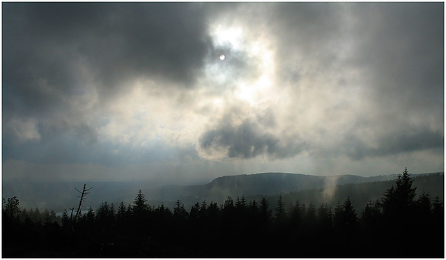 The clouds begin to lift