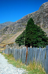 Slate Fence, Snowdonia, Wales