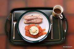 Austrian "Speck" (Smoked Pork Belly)  and gravadlax for brunch