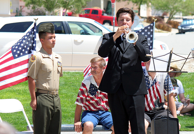 Memorial Day Ceremony In Desert Hot Springs (1945)