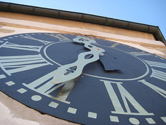 Altenburg - Uhr des Nikolaikirchturms