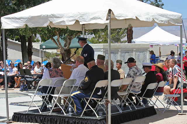 Memorial Day Ceremony In Desert Hot Springs (1950)