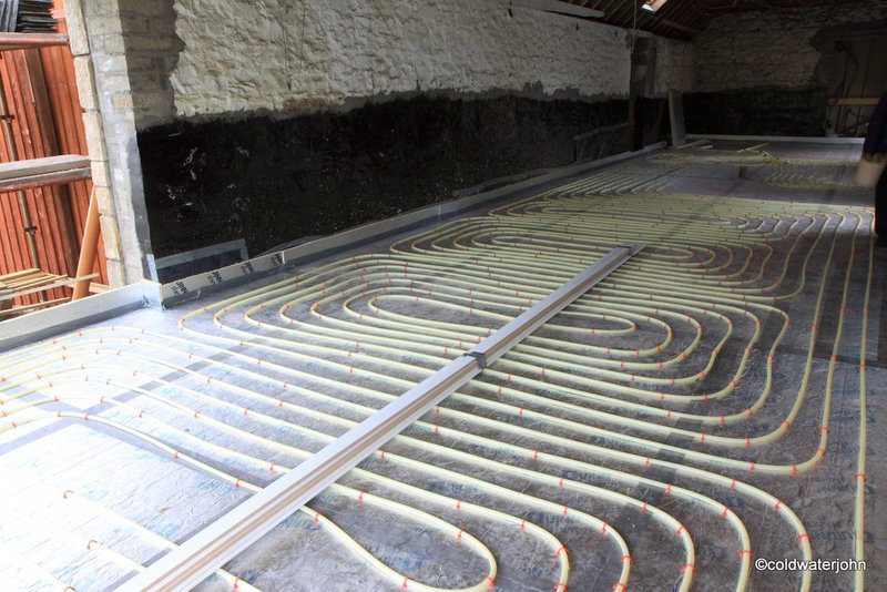 The plumber seems to be a bit of a maze designer!