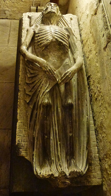 st.john's priory, finsbury, london,c16,gisant tomb effigy of sir william weston, 1540, last prior here