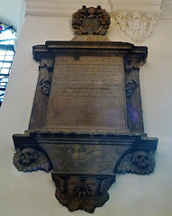 st.peter cornhill, london,monument to jonathan and isaac gale, +1739 and 1741