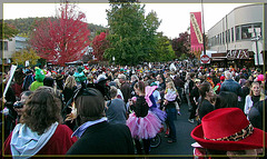 Massive Crowds at the Ashland Halloween Parade