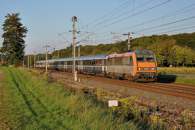 Corail Strasbourg - Lyon vers Clerval