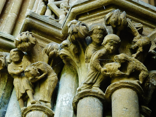 north porch, wells cathedral