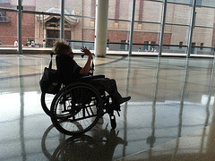 Son at Japanese-American National Museum, Los Angeles