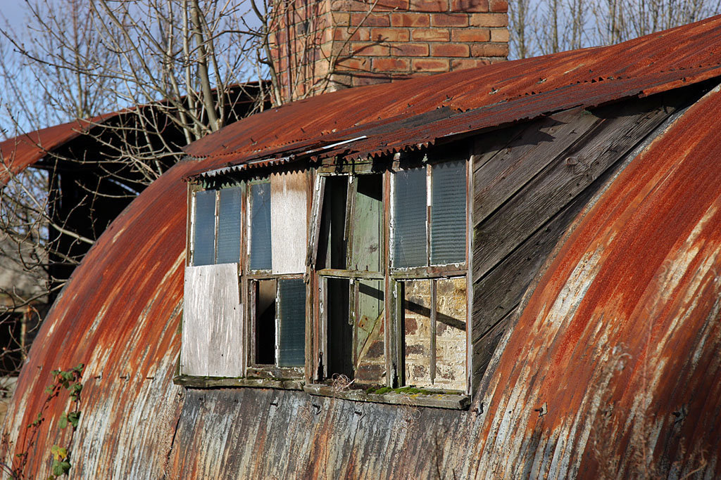 Nissen Hut windows