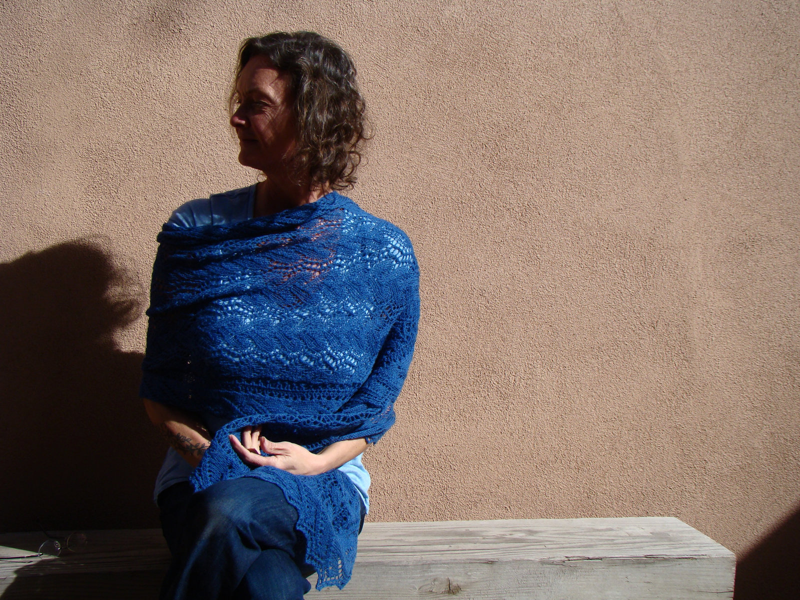 Mascha's Print O' the Wave shawl