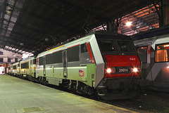 Train de machines à Austerlitz