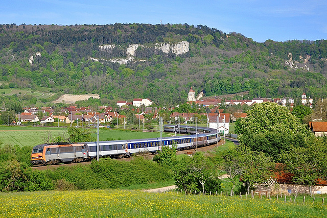 Pèlerin dans le Jura