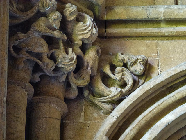 north porch, wells cathedral