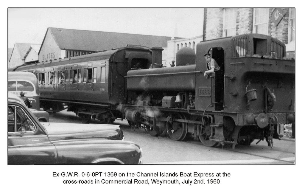 GWR 0-6-0PT 1369 - Weymouth - 2.7.1960