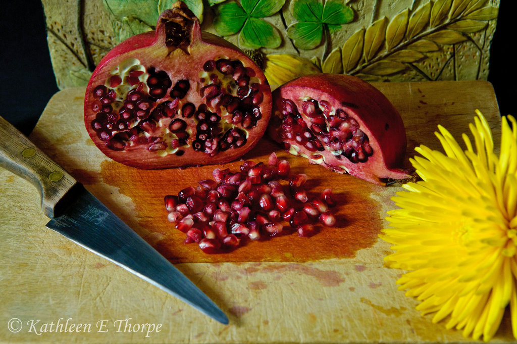 Pomegranate Still Life