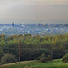 Manchester panorama with coal mine
