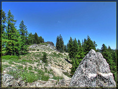 Peak and Boulder