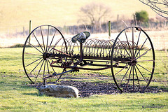 Walter Wood Hayrake 1895, made in Hosick Falls, N.Y.