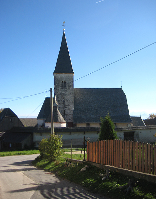 Die Wehrkirche von Greutschach