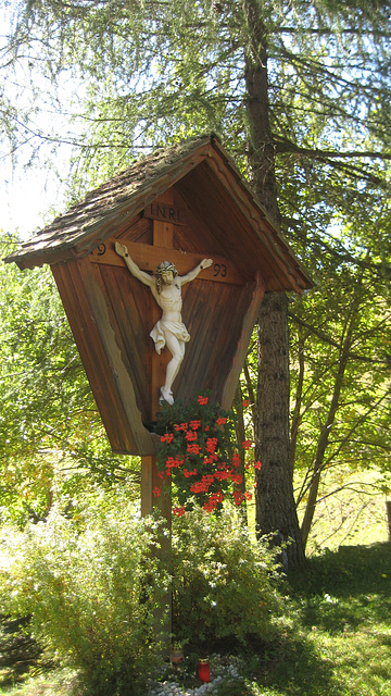 Wegkreuz bei der Lamminger Hütte