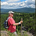 Andy Admires the View from Hobart's Bluff