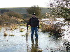 Pebsham Floods Tripod(slash)Depth Finder