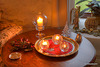 By candlelight