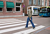 Crossing the street