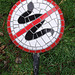 No Snakes Allowed - garden sign