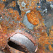 Rusty Texture with Bullet Hole