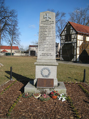 Denkmal Weltkriege - Saalow