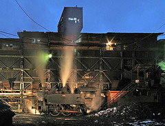 Night work at the Zenica colliery