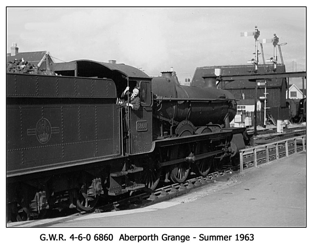 GWR 4-6-0 6860 Aberporth Grange Summer 1963