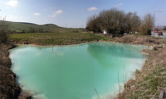 Bibbington's blue pool