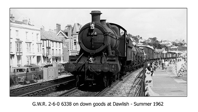 GWR 260 6338 Dawlish Summer 1962