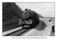 GWR 460 1011 County of Chester Teignmouth 8 1962
