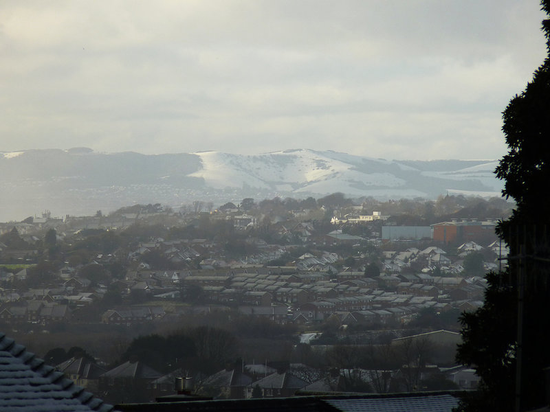 Snowy Eastbourne From The Balcony