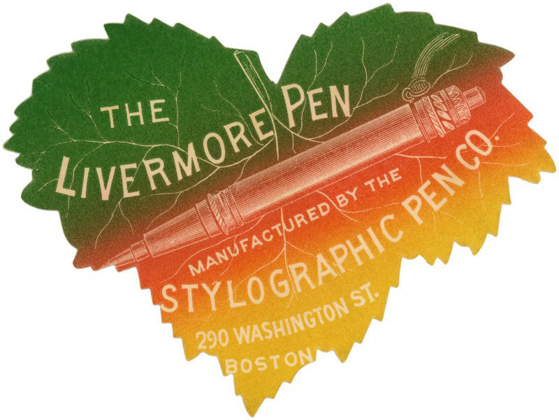 The Livermore Pen, Stylographic Pen Co., Boston, Mass.