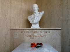 Tomb of President Alfonsin of Argentina