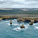 flying over Port Campbell National Park