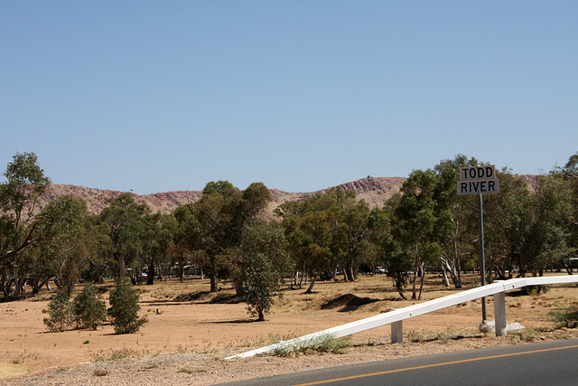 The mighty Todd River