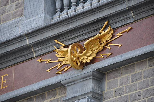 Ornament on Antwerp Central Station